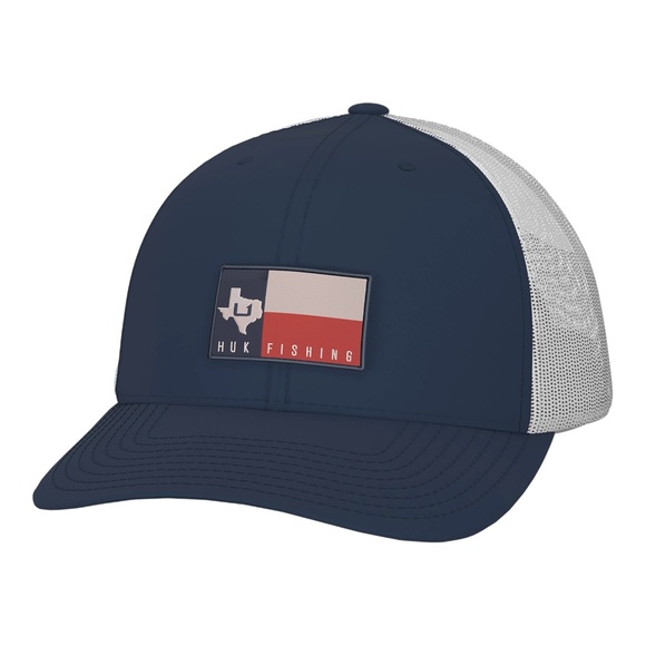 Huk Fishing Men's Big State Snapback Adjustable Trucker Hat/Cap - Picture 1 of 4